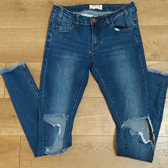 One Teaspoon Raw Hem Hoodlum Skinny - Picture 8 of 13